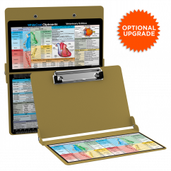 WhiteCoat Clipboard® - Tactical Brown Veterinary Medicine Edition